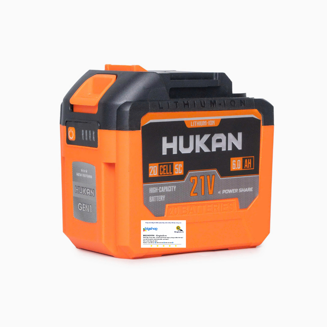 Combo pin 6.0Ah và sạc 1.5Ah HUKAN G1-CBP6050 (GEN 1)