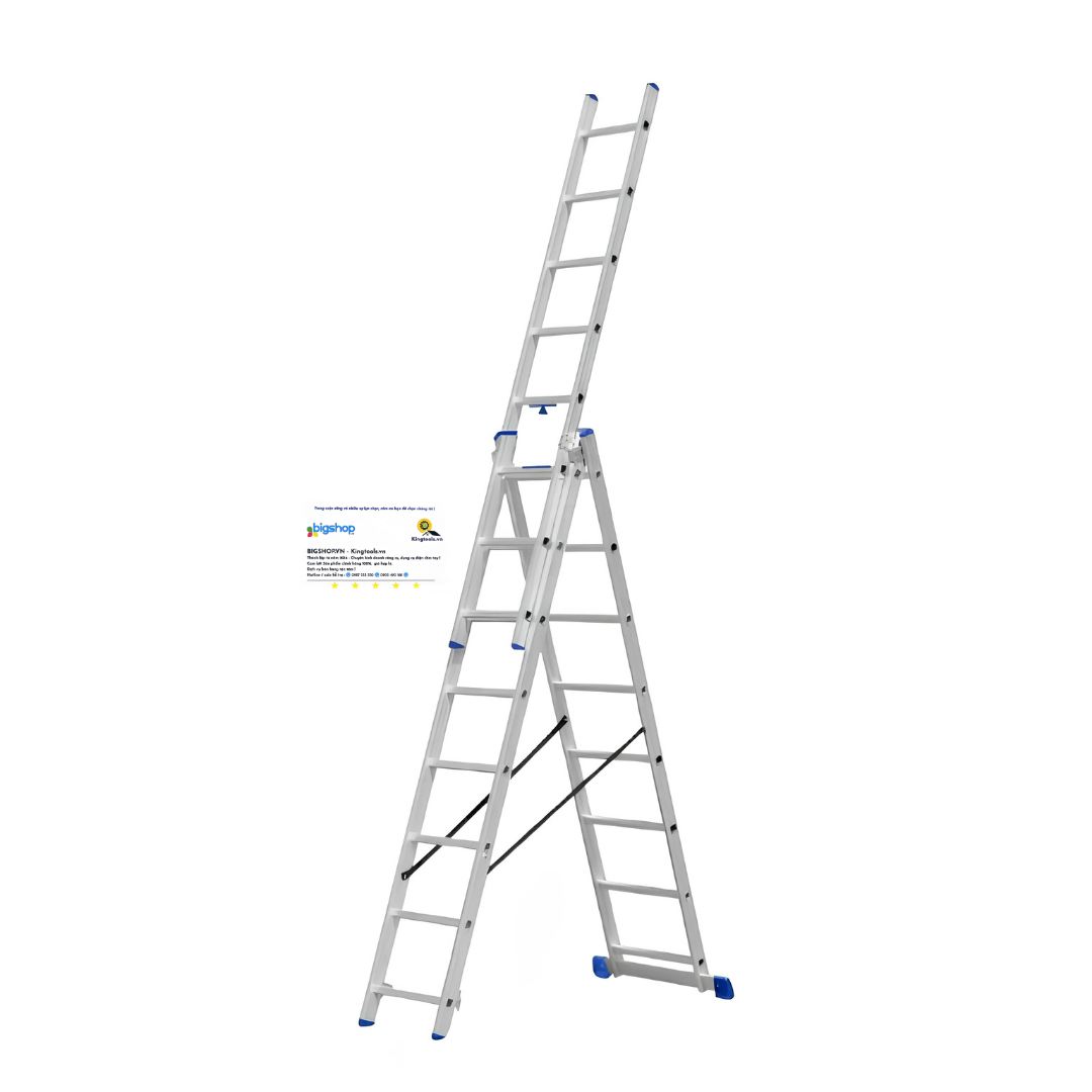 Thang xếp kéo dài 3 đoạn 3x8 bậc WADFOW WLD6H38