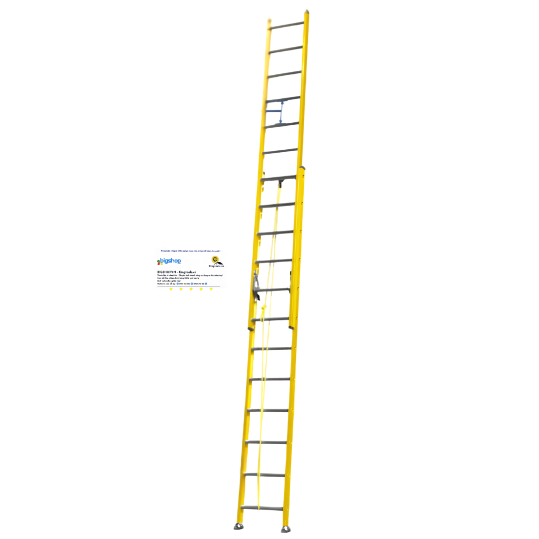 Thang xếp sợi thủy tinh kéo dài 2x12 bậc WADFOW WLD0924