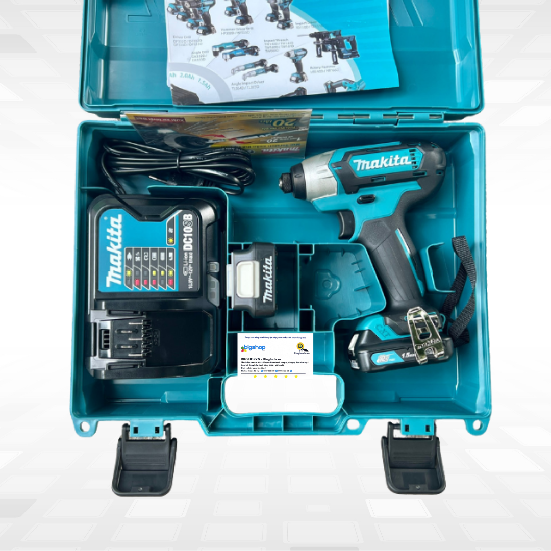 Máy vặn vít dùng pin 12V MAKITA TD110DSYE (2 pin 1.5Ah và 1 sạc)