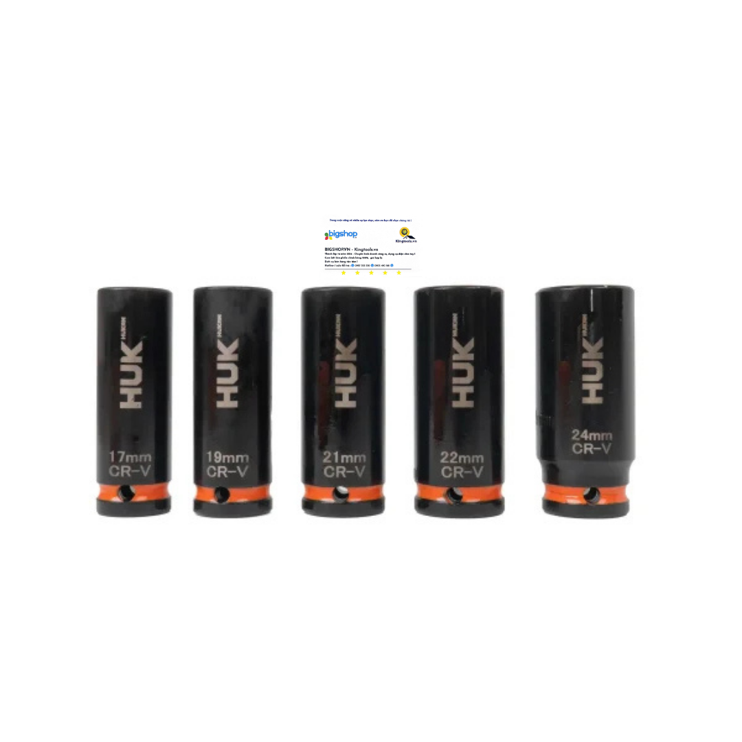 Bộ đầu khẩu 10 món thép CR-V HUKAN G3-BK010CT