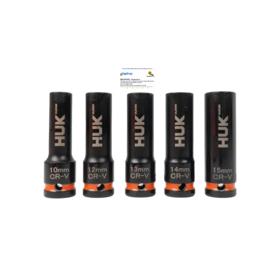 Bộ đầu khẩu 10 món thép CR-V HUKAN G3-BK010CT