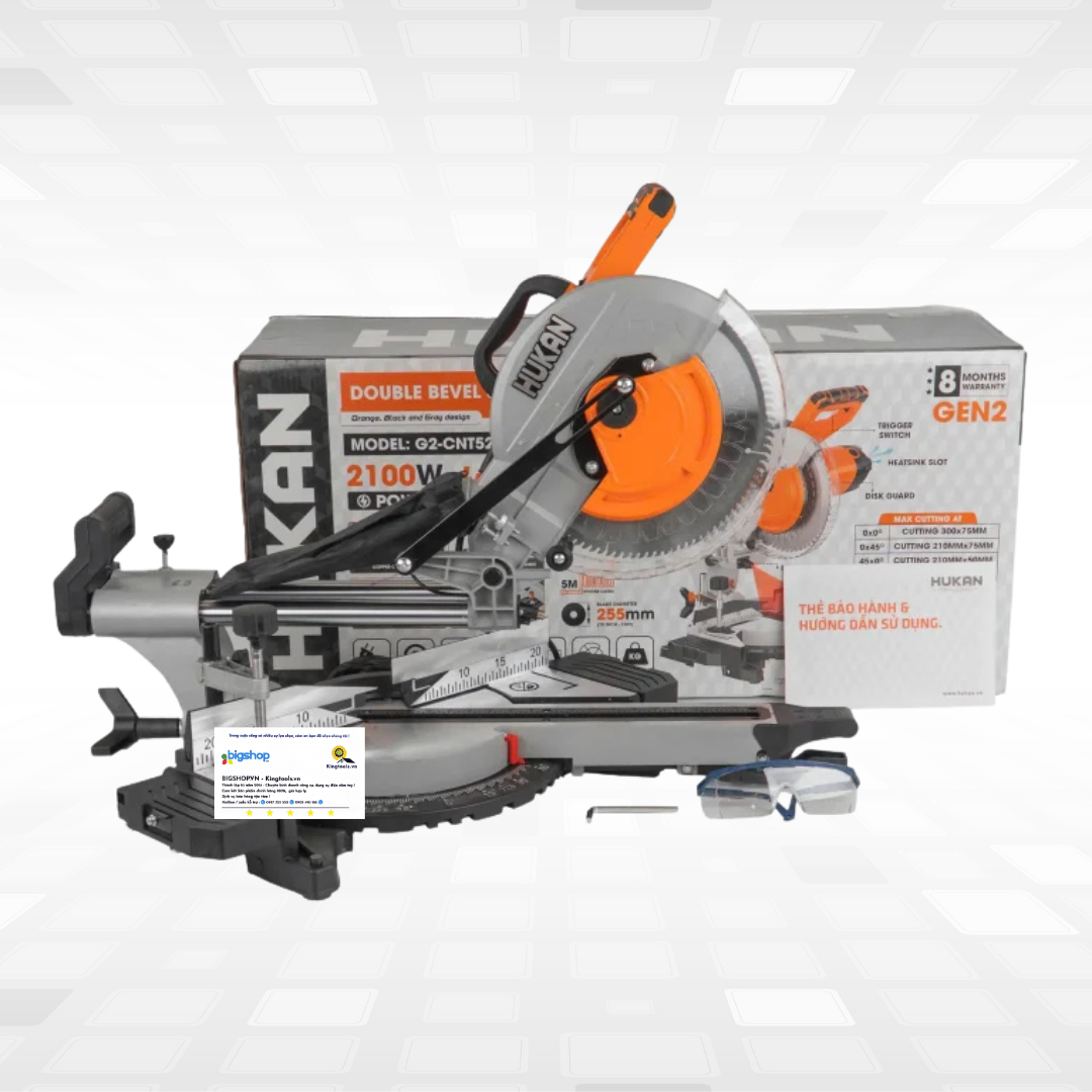 Máy cắt nhôm trượt HUKAN G2-CNT5255 (GEN 2)