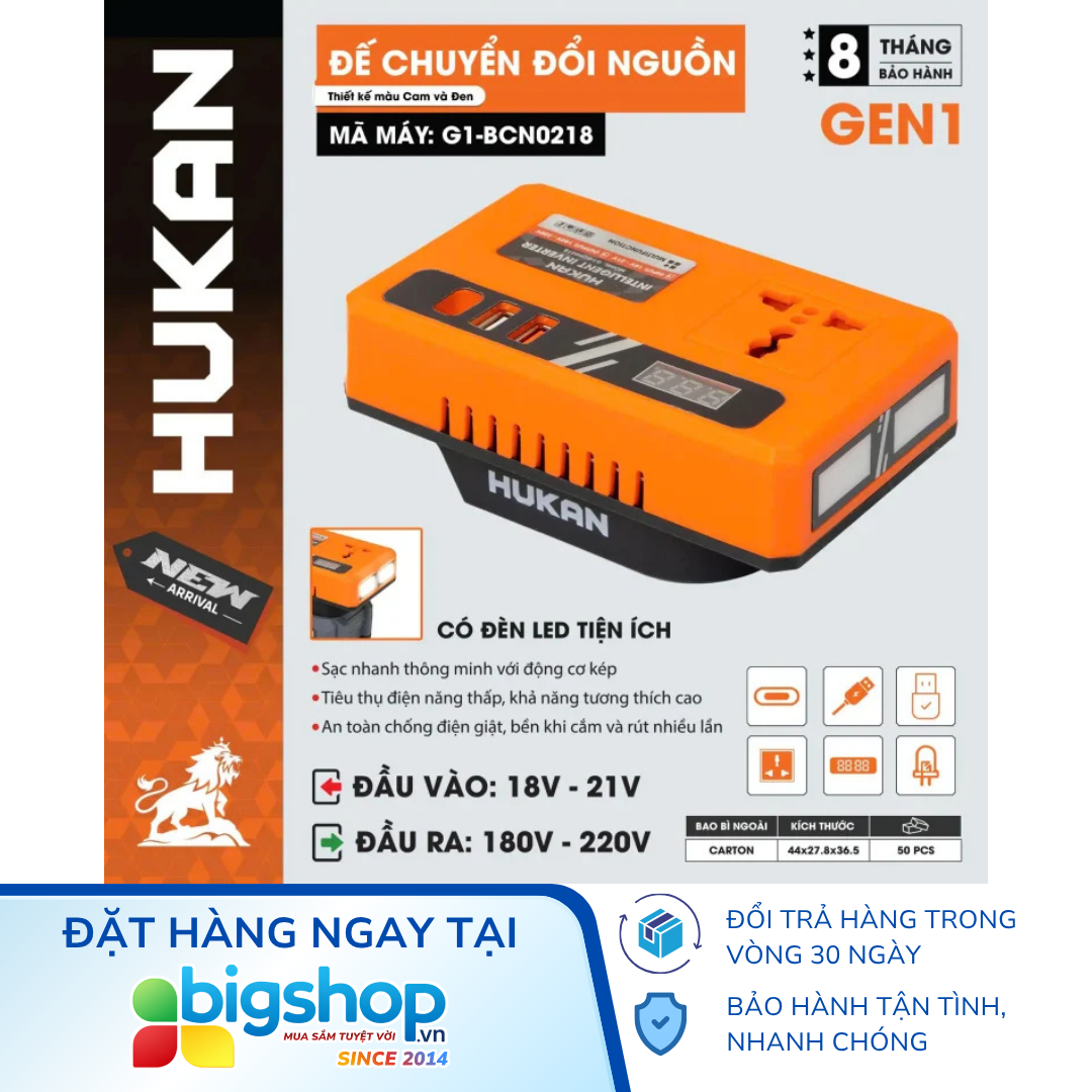 Đế Chuyển Đổi Nguồn HUKAN G1-BCN0218 (GEN 1)