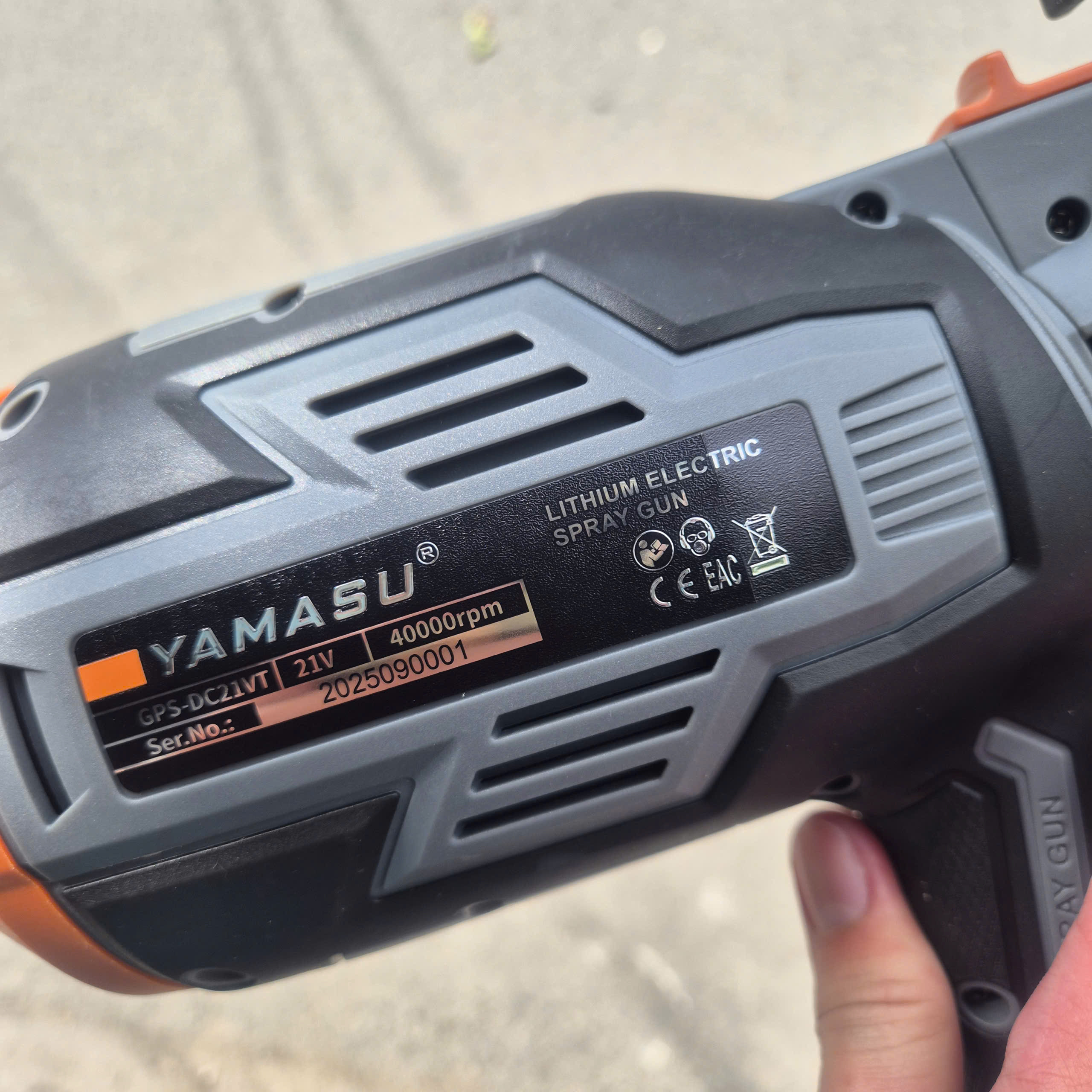 Máy phun sơn dùng pin YAMASU GPS-DC21VT (Thân máy)