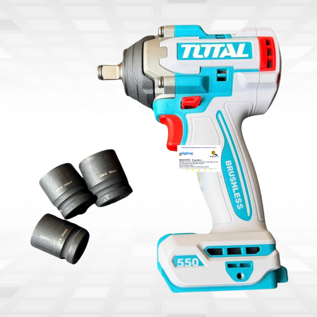 Máy siết bulong dùng pin 20V TOTAL TIWLI20551 (Thân máy)