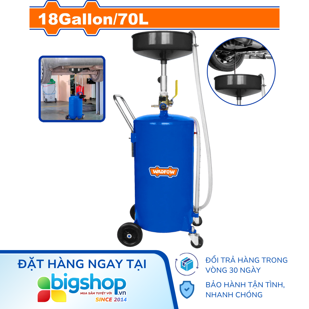 Bình hứng hút nhớt thải 70L WADFOW WKD1A07