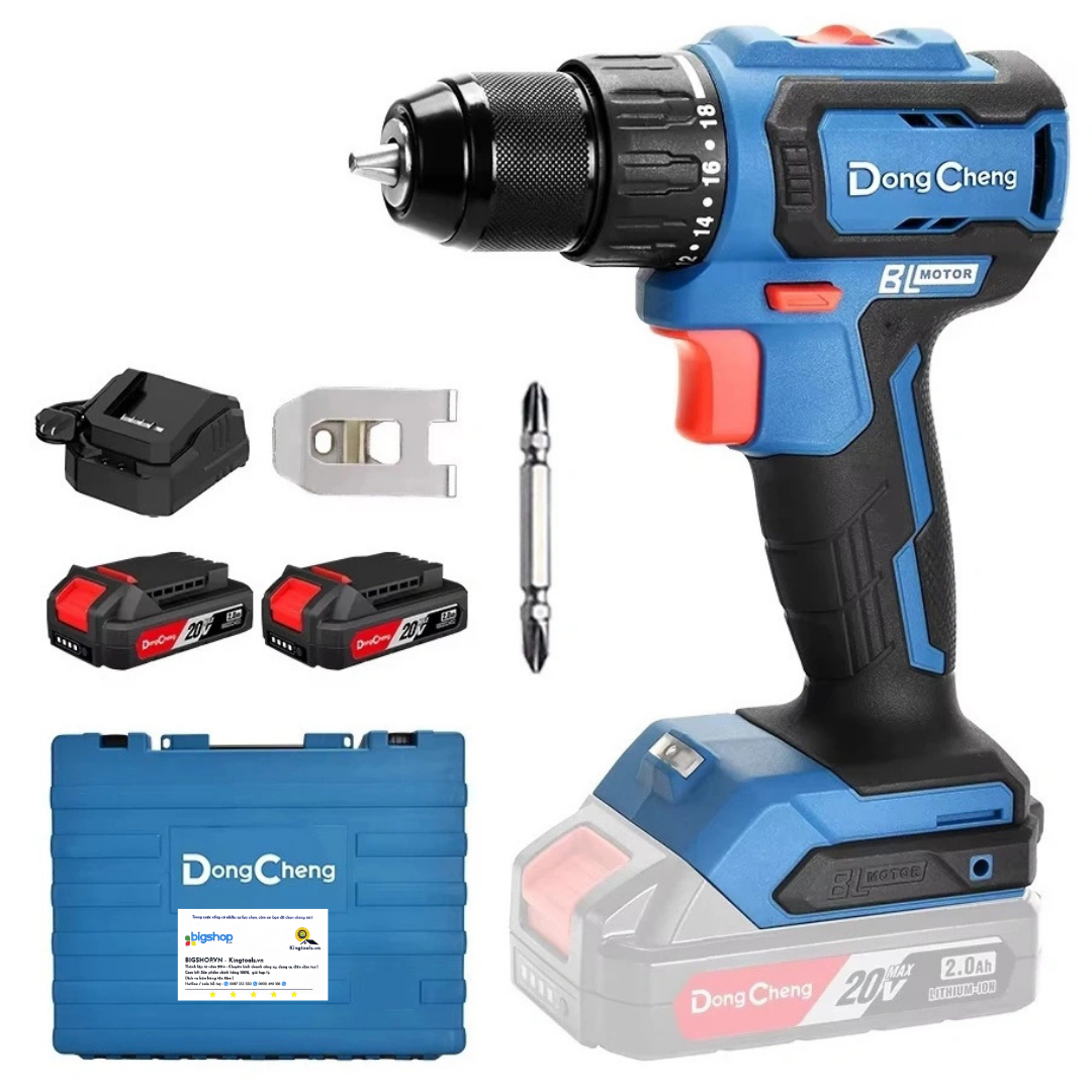 Máy Khoan Pin 20V DONGCHENG DCJZ2040i13 (2 Pin 2.0Ah, 1 Sạc)