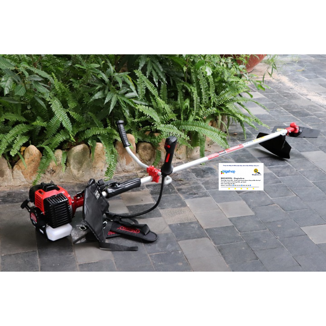 Máy cắt cỏ dùng xăng 2 thì OSHIMA 330 (Bạc cần chết, 0.9kW)