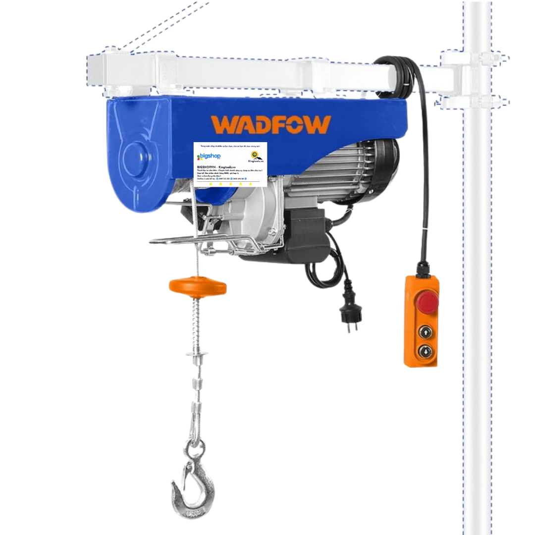 Máy tời cáp điện 450W - 18m WADFOW WETH1A04