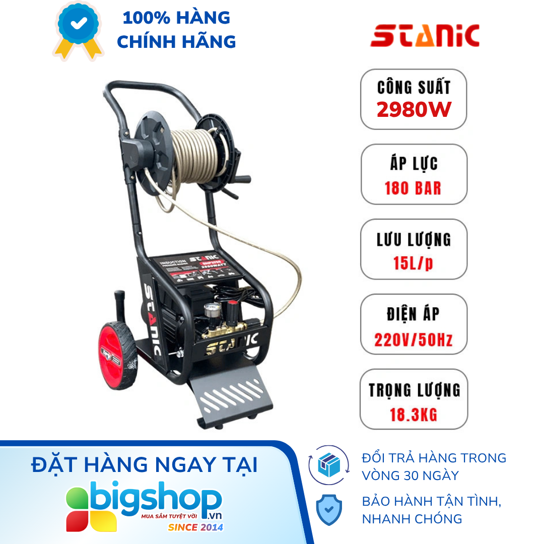Máy xịt rửa cao áp STANIC SNP2980 (CS 2980W)