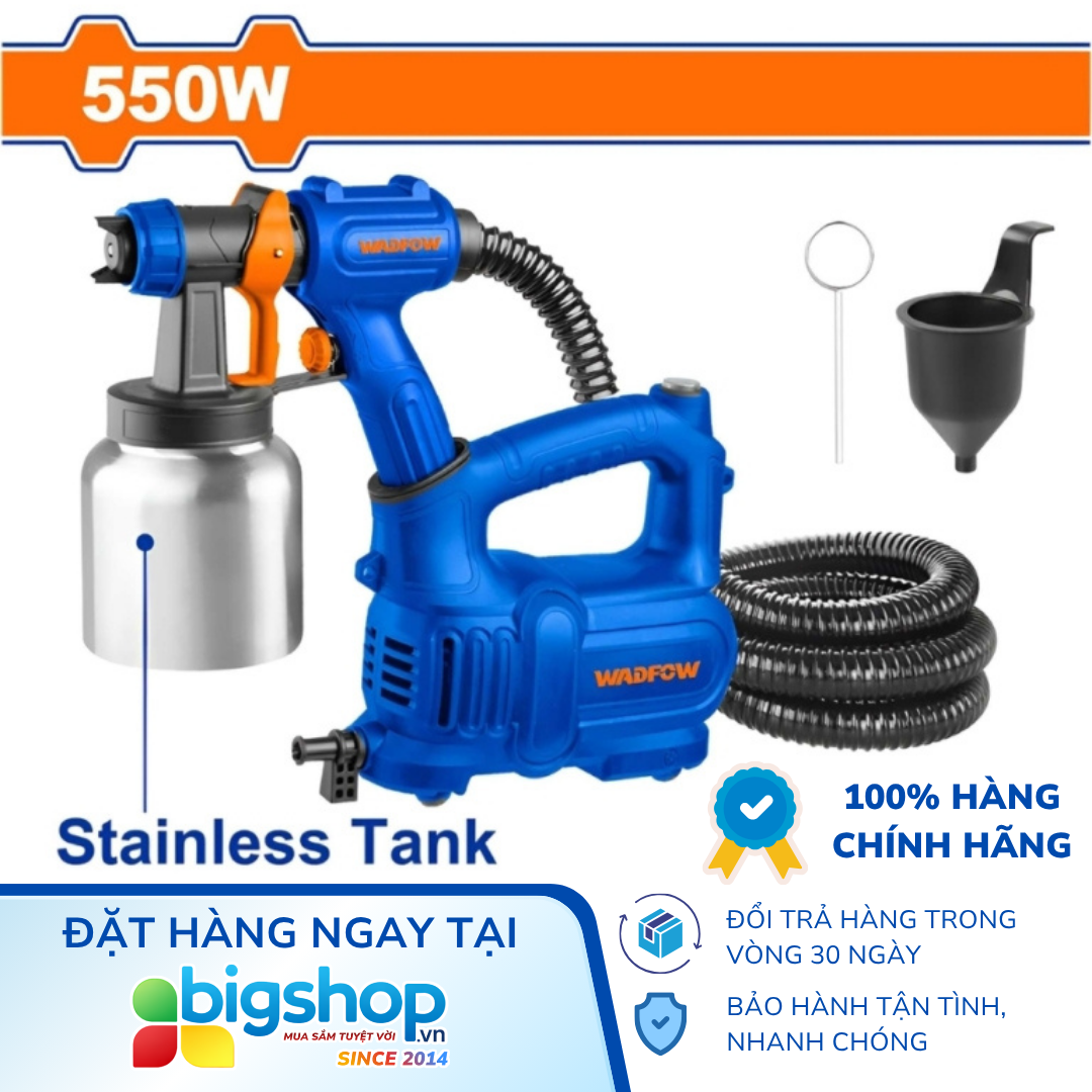 Máy phun sơn WADFOW WEG2A51 (550W, bình 800ml)