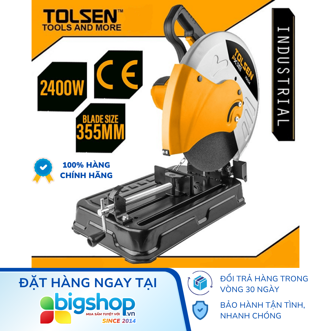 Máy cắt sắt 355mm TOLSEN 79554 (Công suất 2400W)