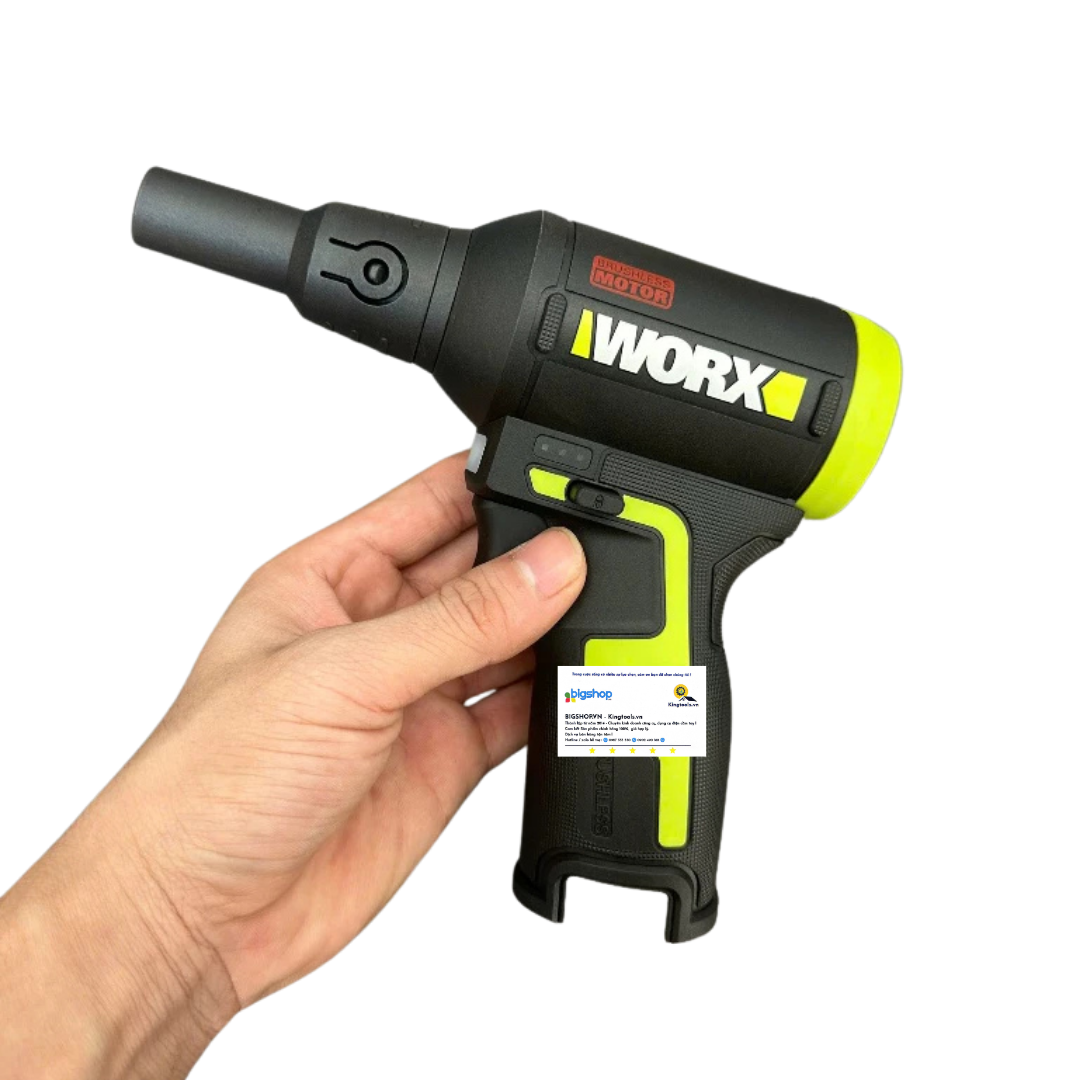 Máy thổi bụi dùng pin 12V WORX WU094 (1 Pin 2.0Ah và 1 Sạc)