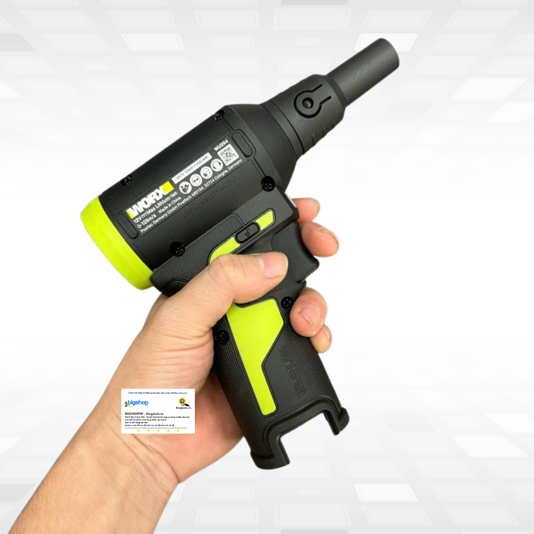 Máy thổi bụi dùng pin 12V WORX WU094 (1 Pin 2.0Ah và 1 Sạc)