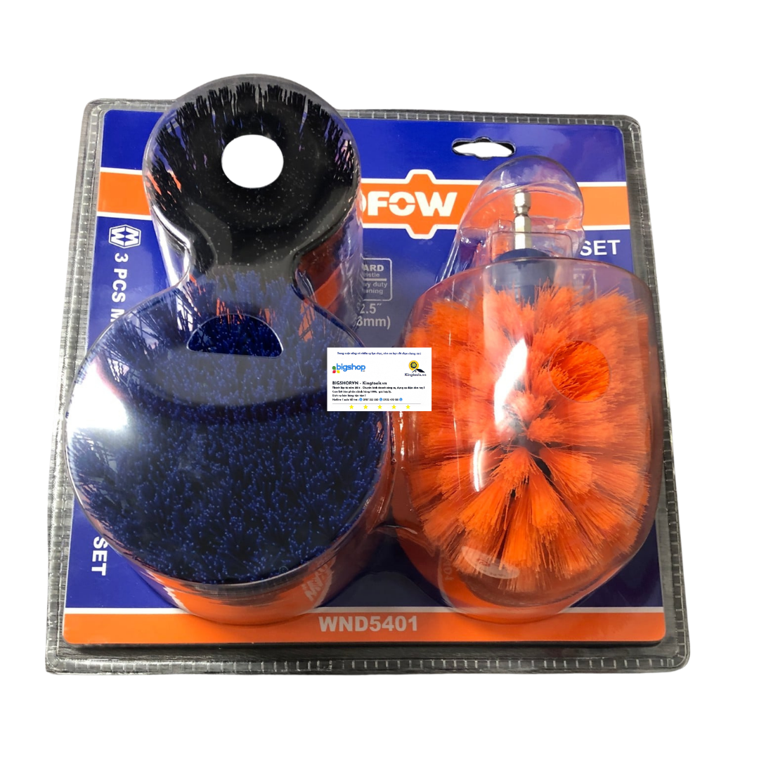 Bộ 3 bàn chải kết hợp WADFOW WND5401