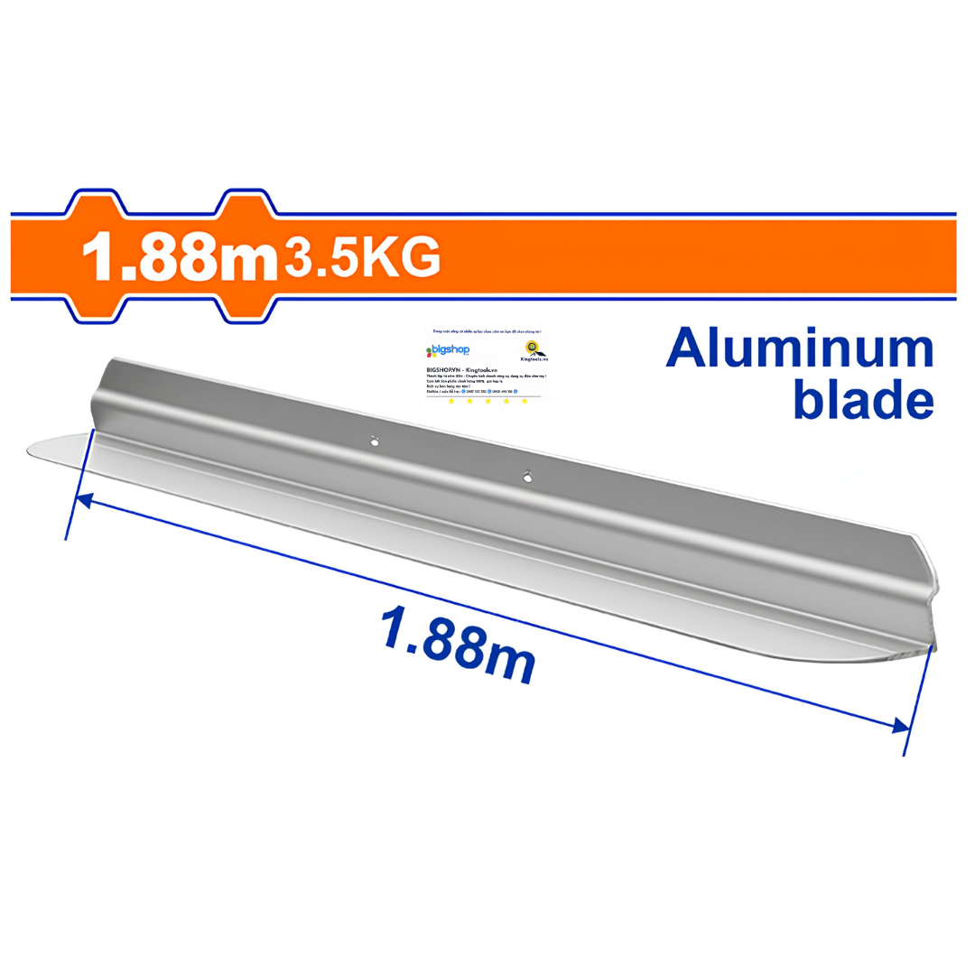 Thước nhôm máy đầm thước WADFOW WSFP1A188 (1,88m - 3,5kg)