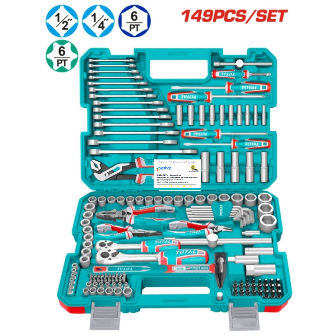 Bộ 149 công cụ kết hợp TOTAL THKTHP61497