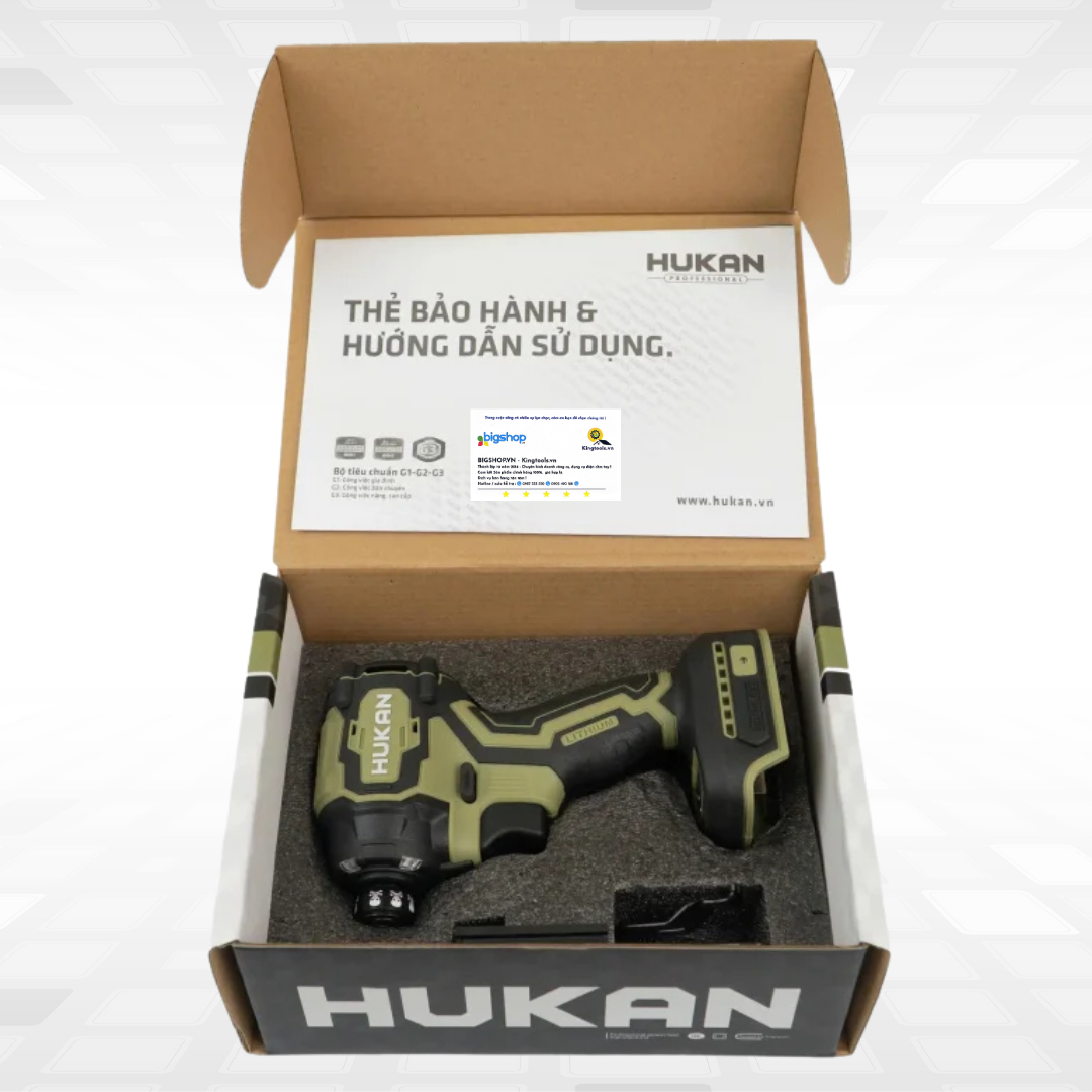 Máy chuyên vít dùng pin HUKAN G2-CV251BL (GEN 2) - Thân máy