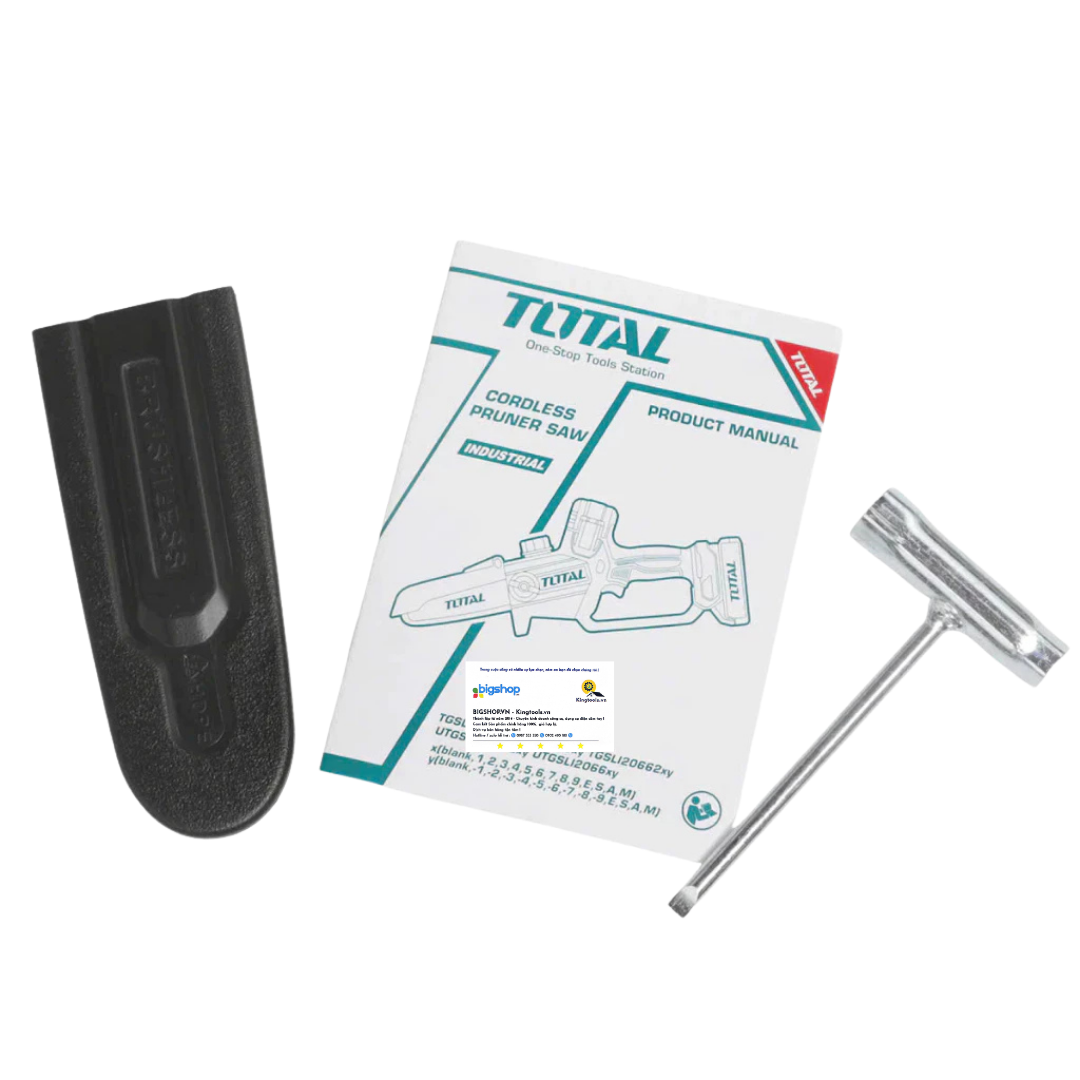 Máy cưa xích 6 inch dùng pin 20V TOTAL TGSLI2066 - Thân máy