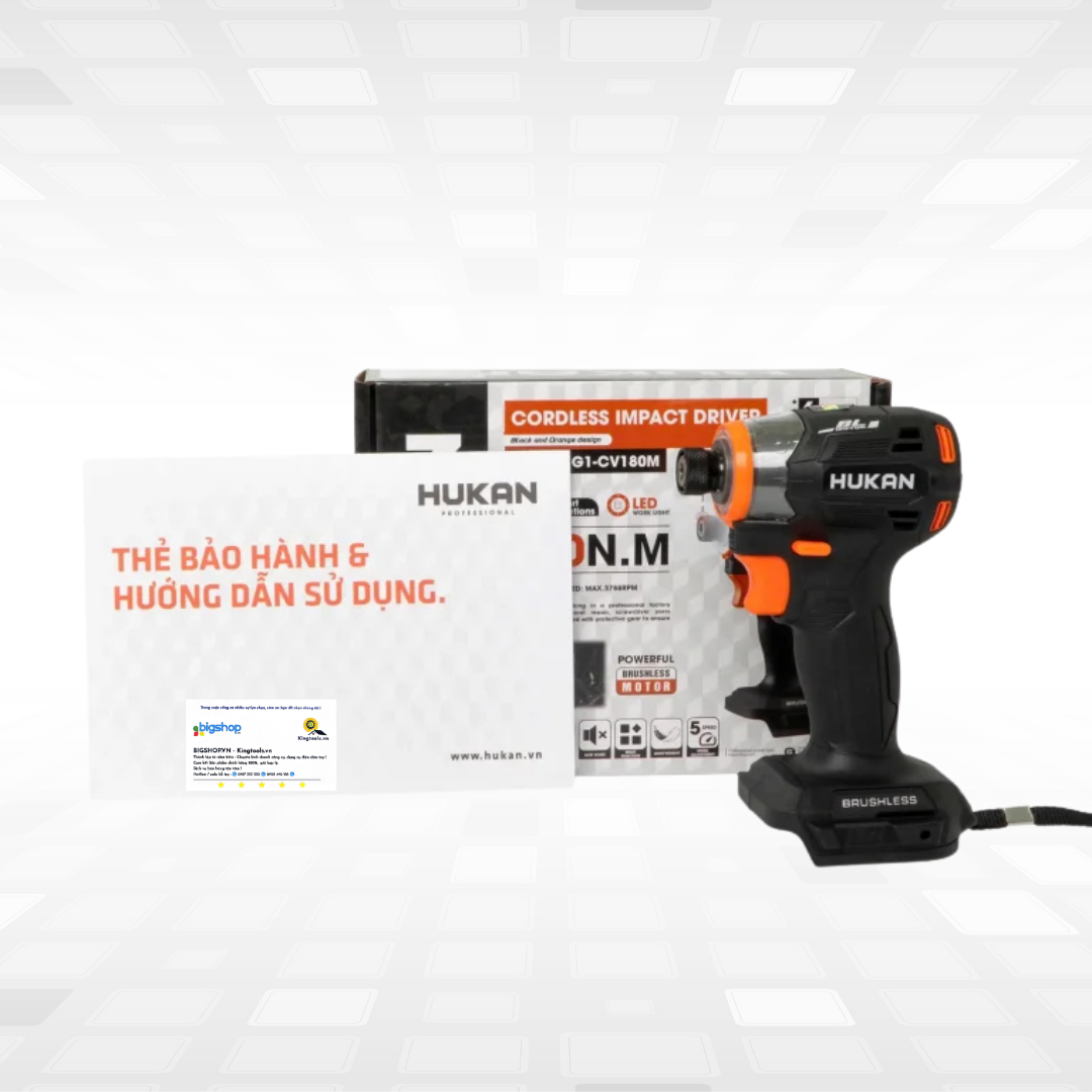 Máy chuyên vít dùng pin HUKAN G1-CV180M (GEN 1) - Thân máy