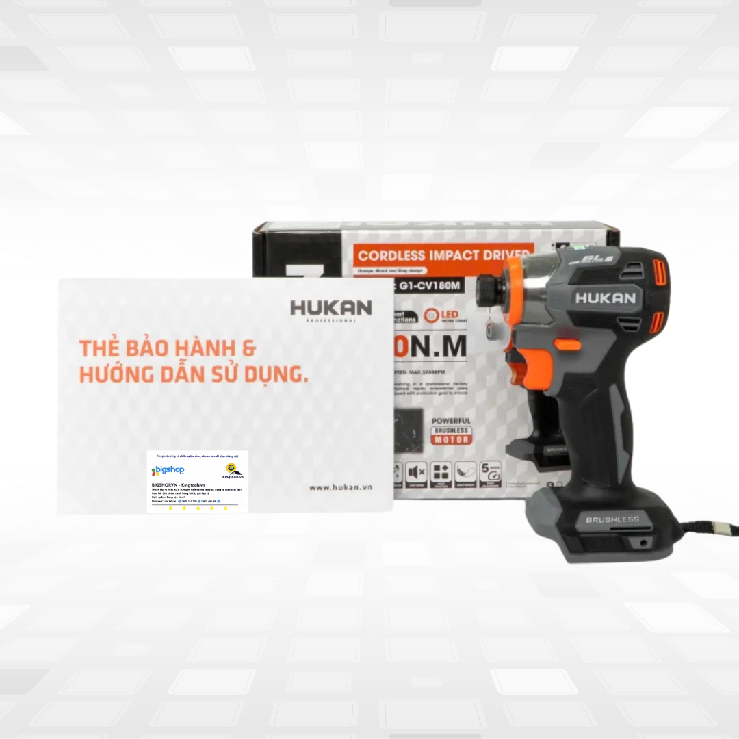Máy chuyên vít dùng pin HUKAN G1-CV180M (GEN 1) - Thân máy