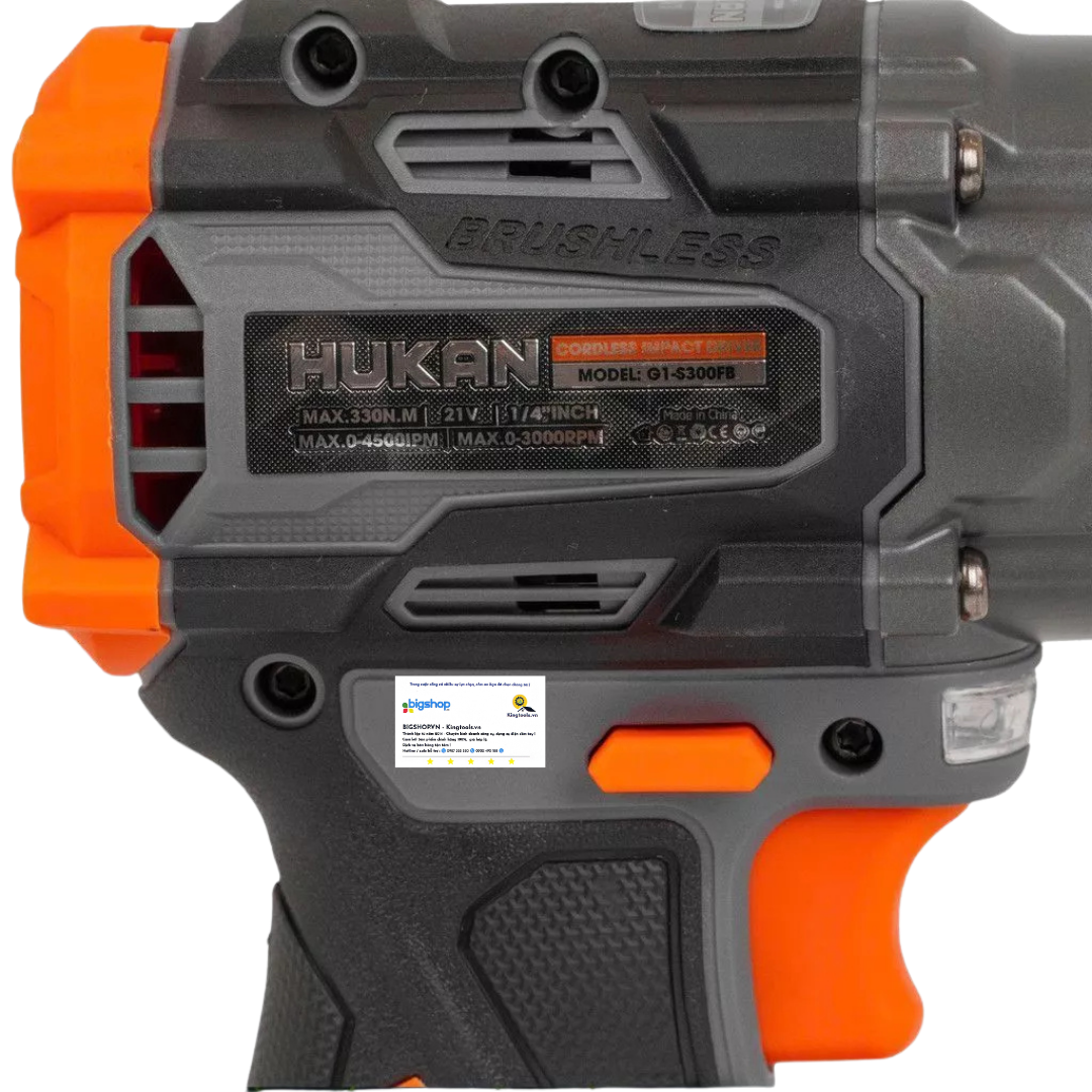Máy chuyên vít dùng pin HUKAN G1-S300FB (GEN 1) - Thân máy