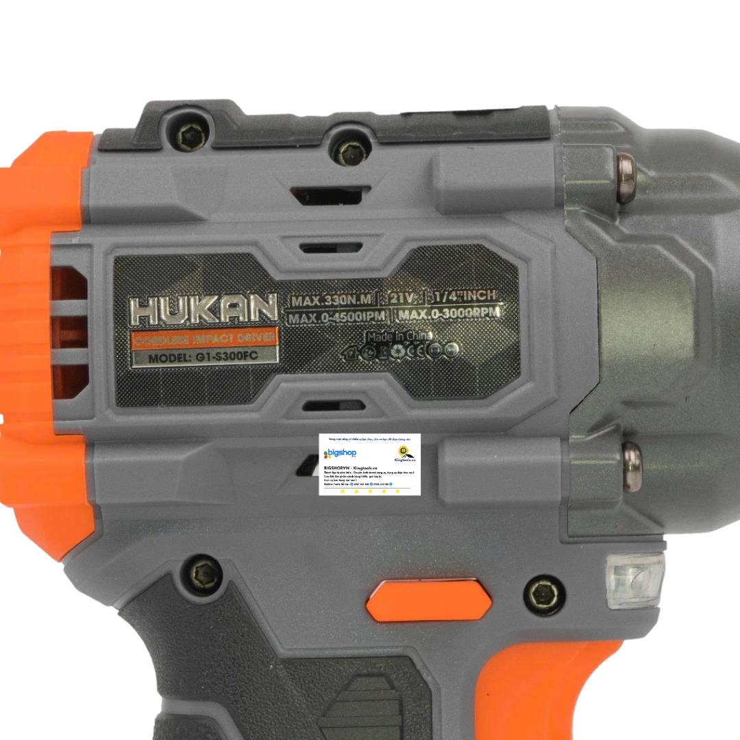 Máy chuyên vít dùng pin HUKAN G1-S300FC (GEN 1) - Thân máy