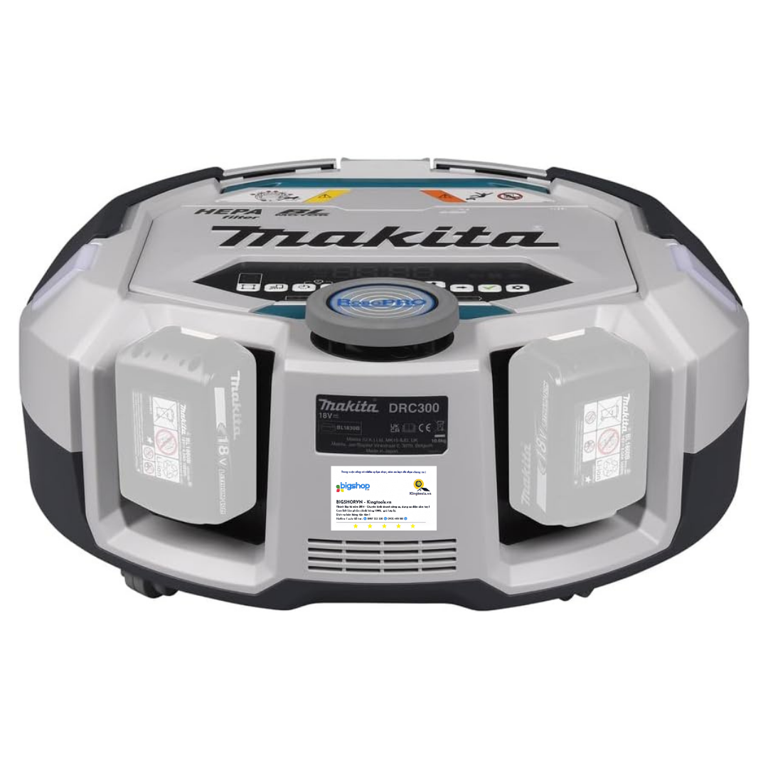 Máy hút bụi Robot dùng pin BL 18V MAKITA DRC300Z - Thân máy