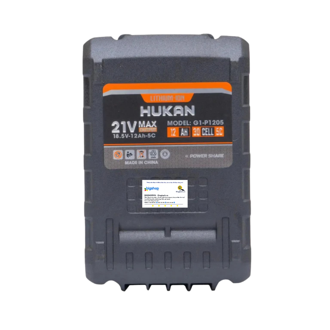 Combo pin 12Ah và sạc 2.2Ah HUKAN G1-P1205 (GEN 1)