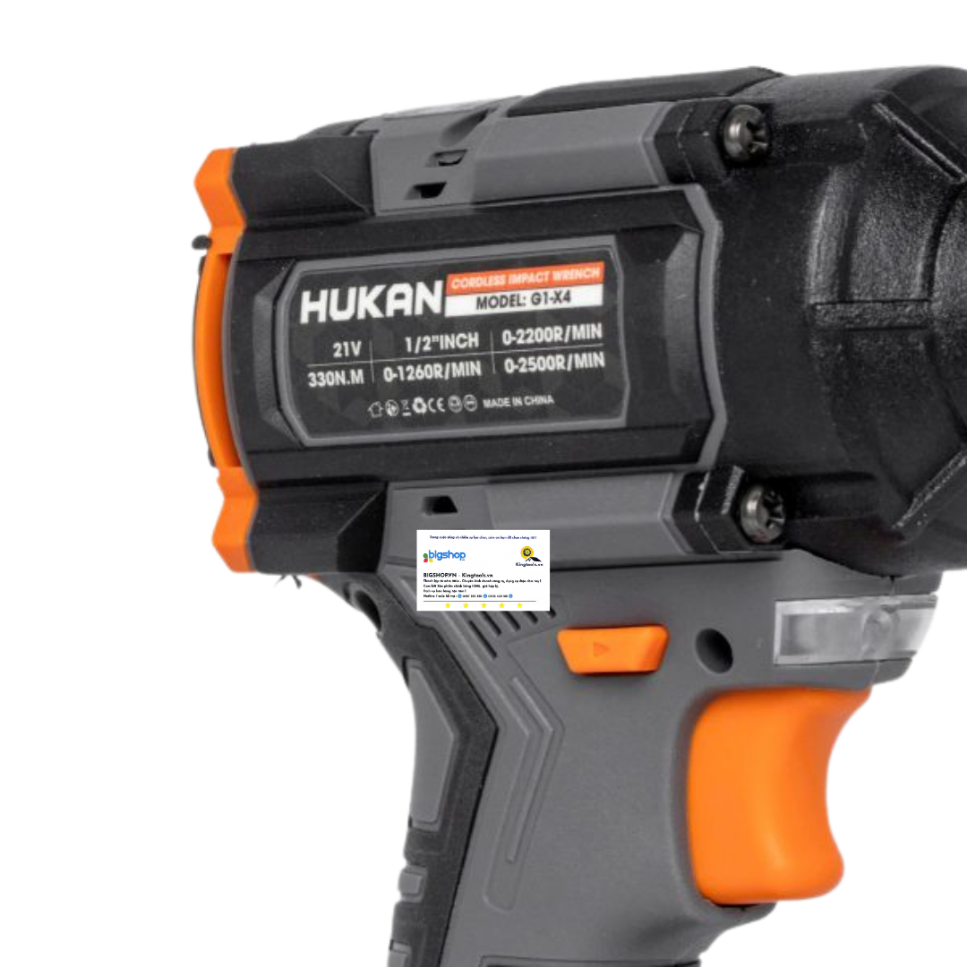 Máy siết bulong 2 trong 1 HUKAN G1-X4 (GEN 1) - 2 pin 3.0Ah và 1 sạc