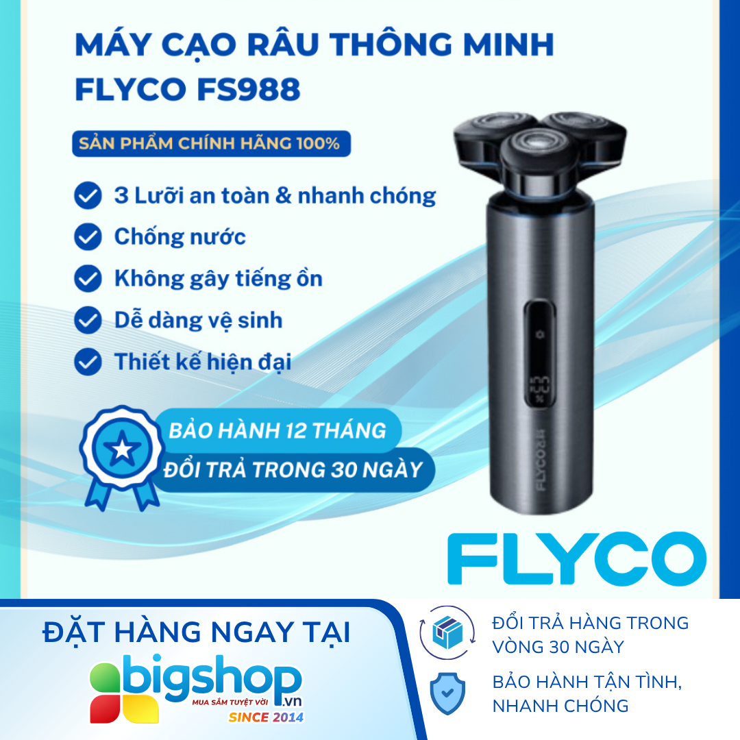 Máy cạo râu điện xoay FLYCO FS988
