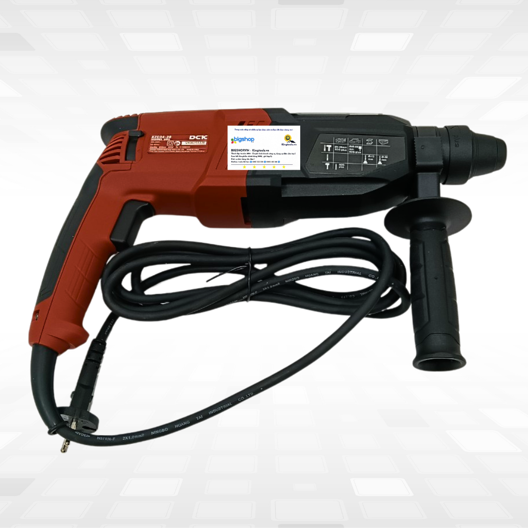 Máy khoan búa 3 chức năng DCK KZC04-28 (CS 820W, mũi 28mm)