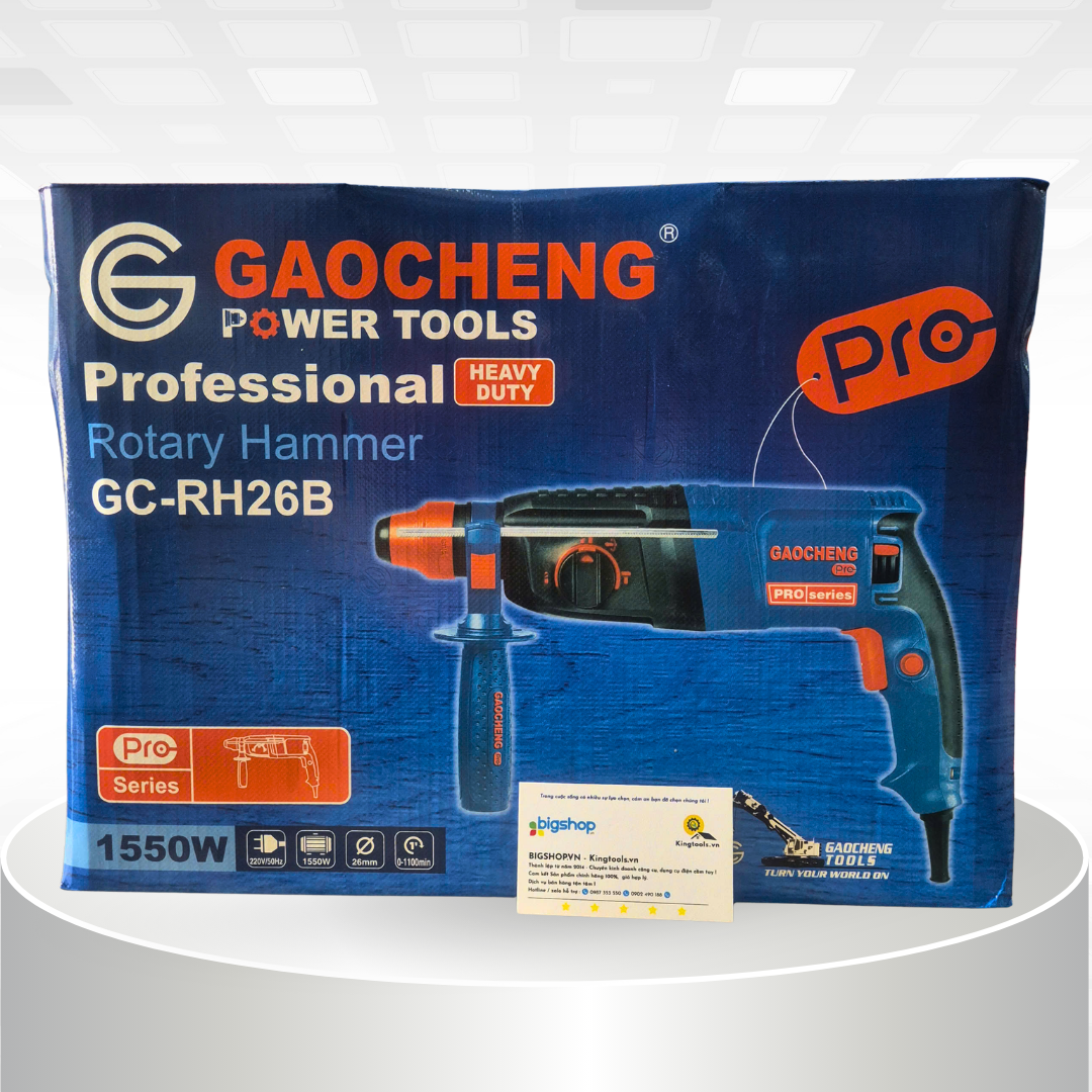 Máy khoan búa GAOCHENG GC-RH26B (Công suất 1550W)