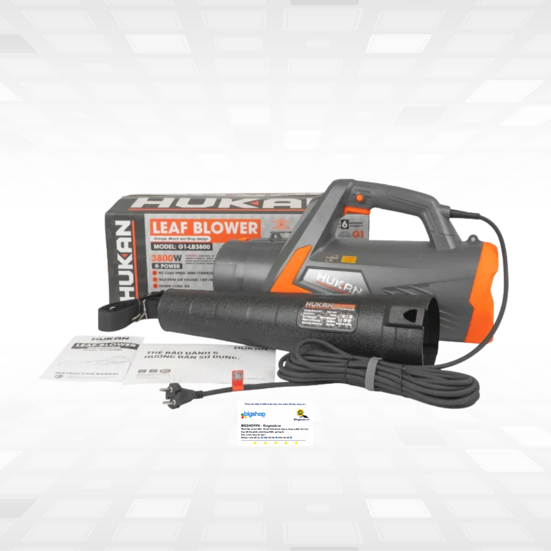 Máy thổi lá điện HUKAN G1-LB3800 (GEN 1) - Công suất 3800W