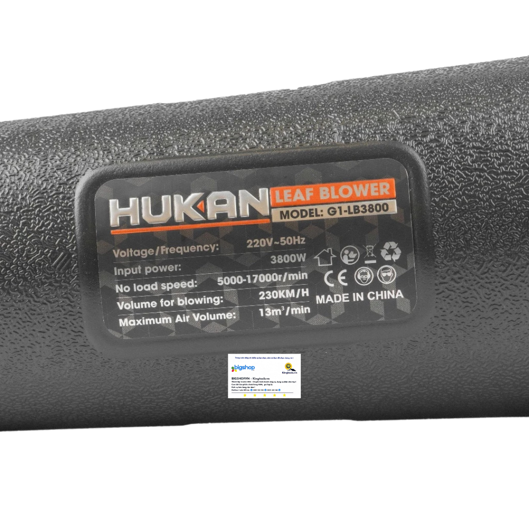 Máy thổi lá điện HUKAN G1-LB3800 (GEN 1) - Công suất 3800W