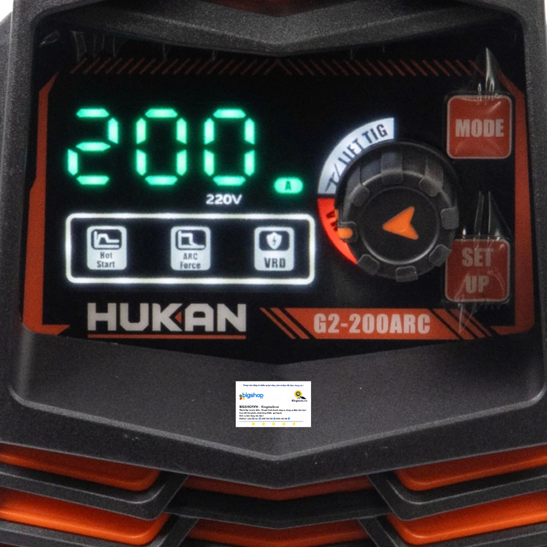 Máy hàn điện tử HUKAN G2-200ARC (GEN 2)