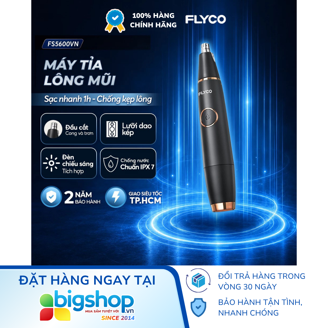 Máy tỉa lông mũi FLYCO FS5600VN