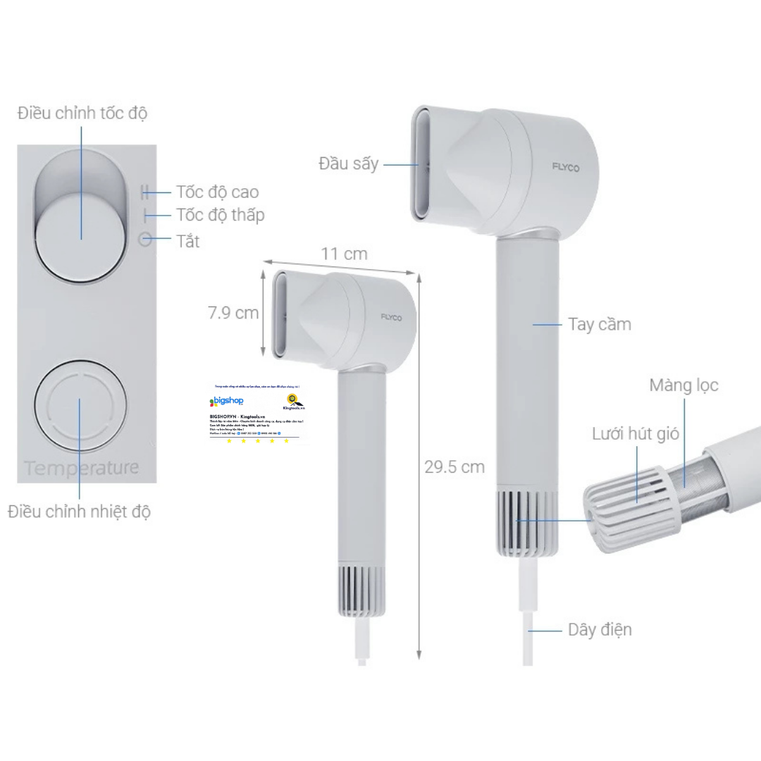 Máy sấy tóc FLYCO FH6371VN