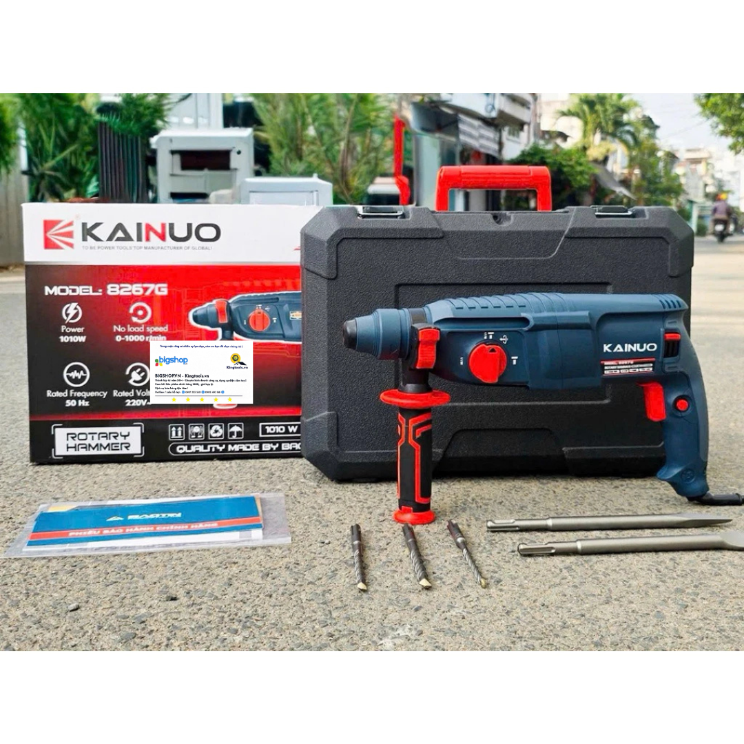 Máy khoan búa KAINUO KN8267G - Công suất 1010W