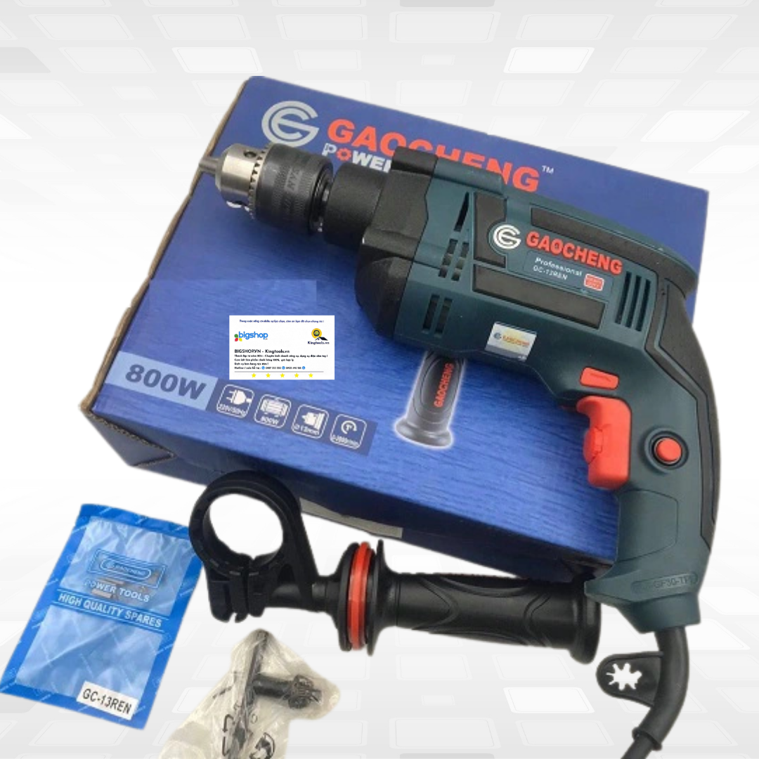 Máy khoan điện 800W GAOCHENG GC-13REN