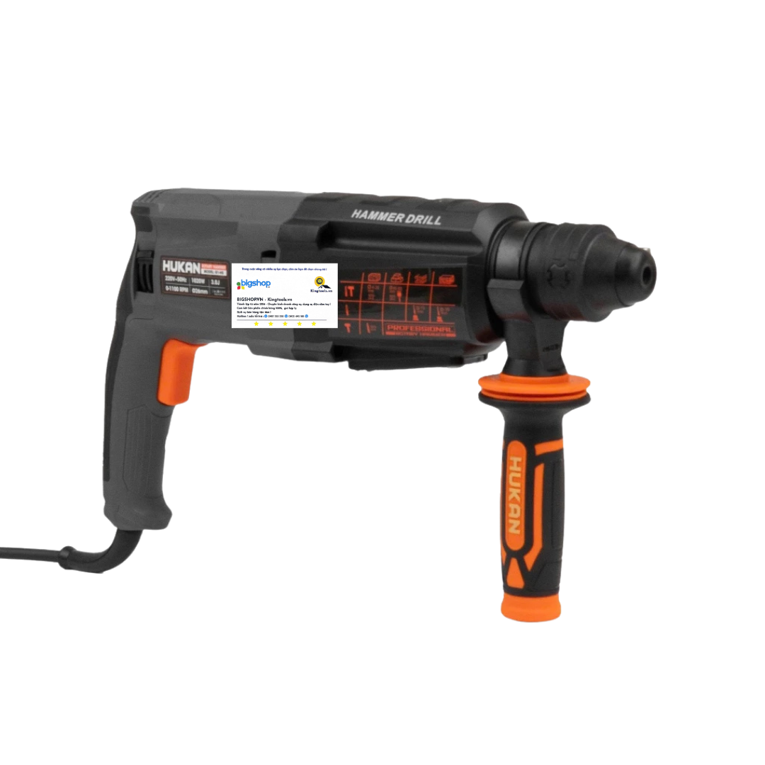 Máy khoan bê tông 3 chức năng HUKAN G1-H5 (GEN 1) - Công suất 1020W