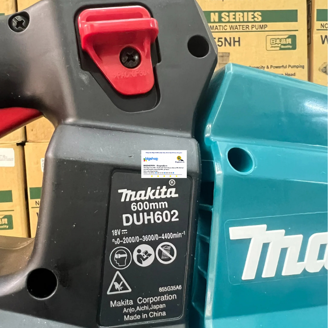 Máy tỉa hàng rào dùng pin MAKITA DUH602RT (1 pin 5.0Ah và sạc)