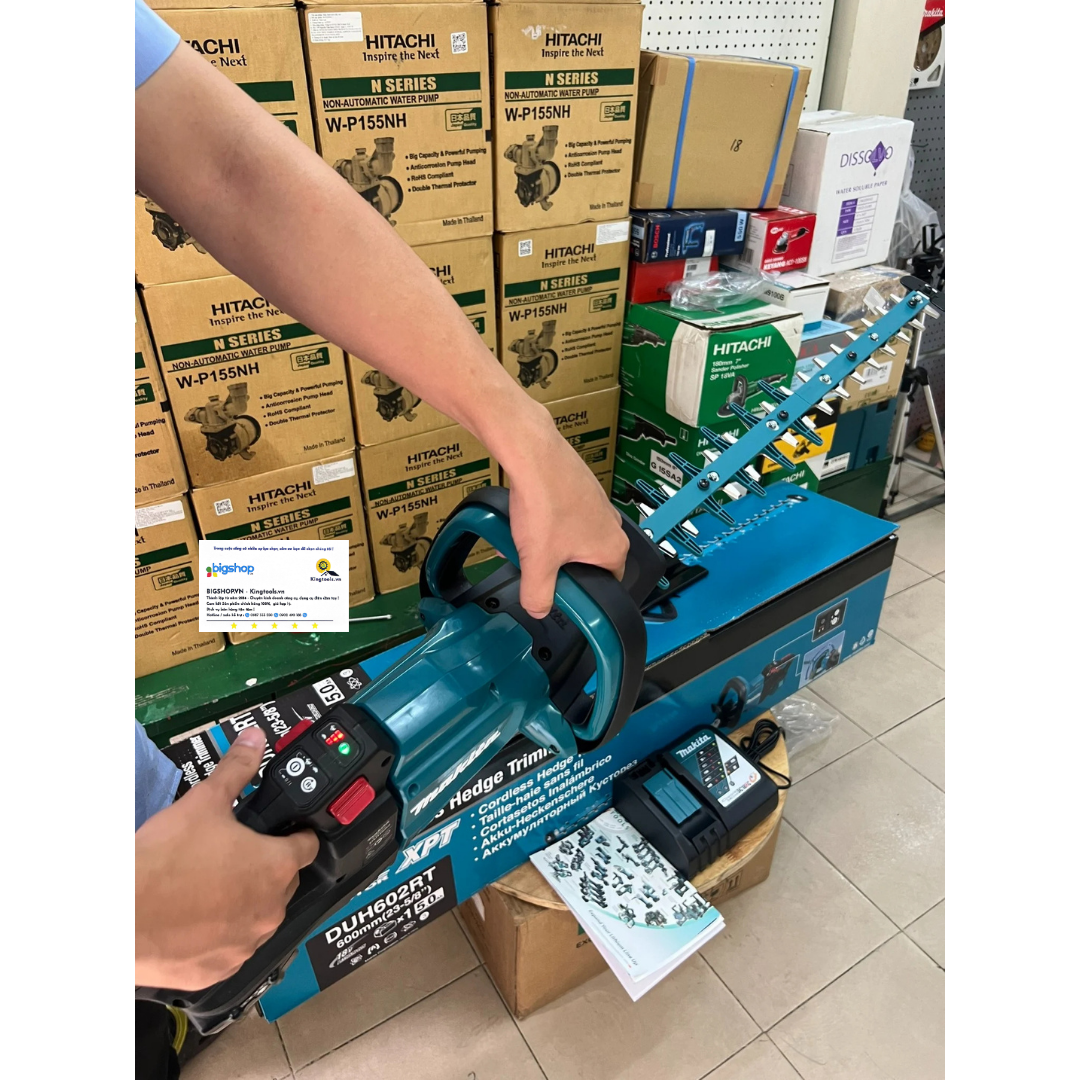 Máy tỉa hàng rào dùng pin MAKITA DUH602RT (1 pin 5.0Ah và sạc)