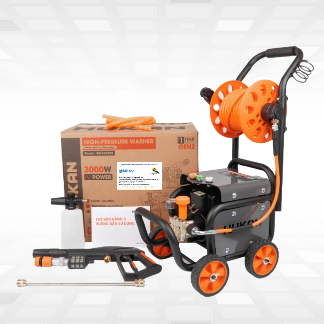 Máy rửa xe HUKAN G2-RX3002 (GEN 2) - Công suất 3000W