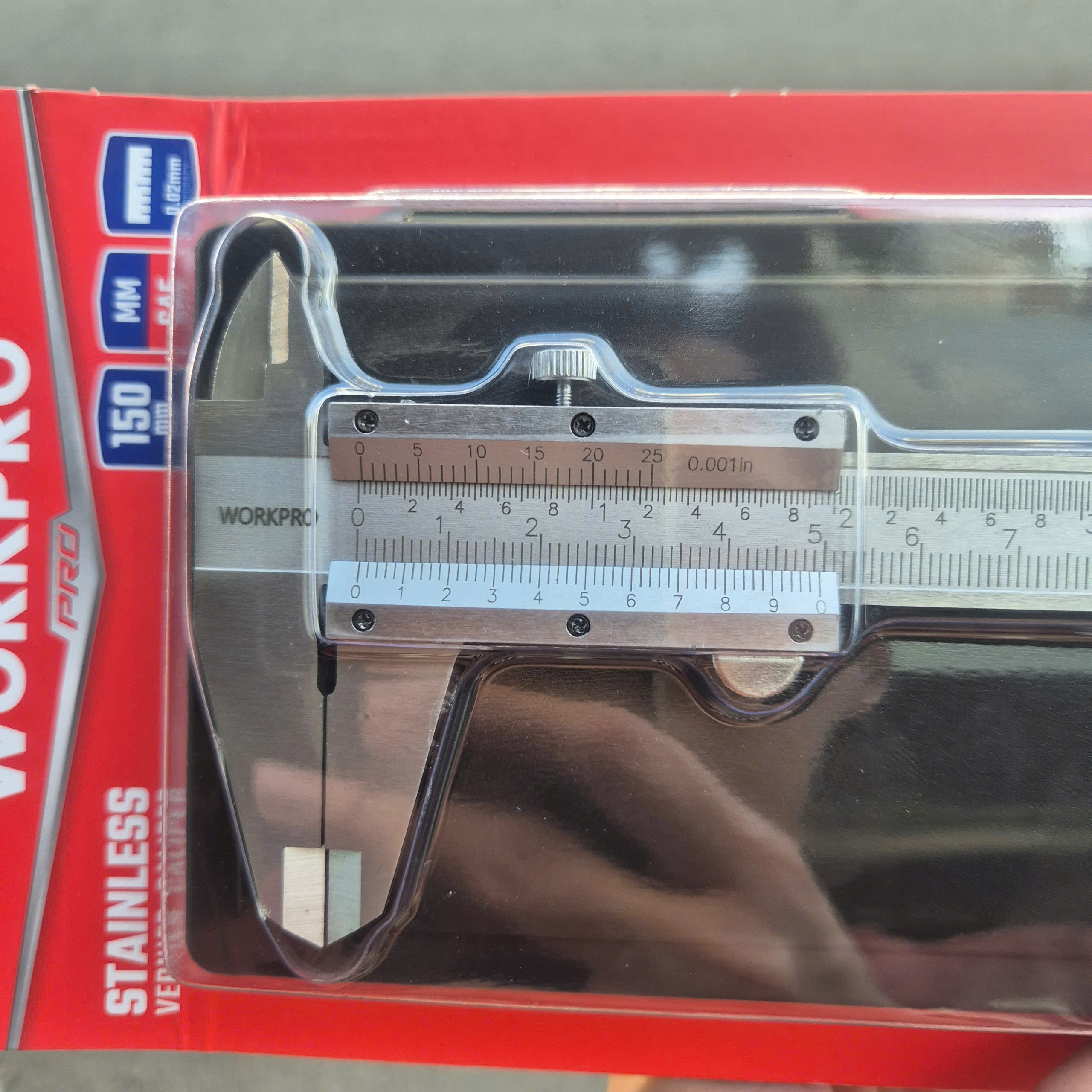Thước kẹp đo bề dày WORKPRO WP266003 - Kích thước 150mm (6 inches)