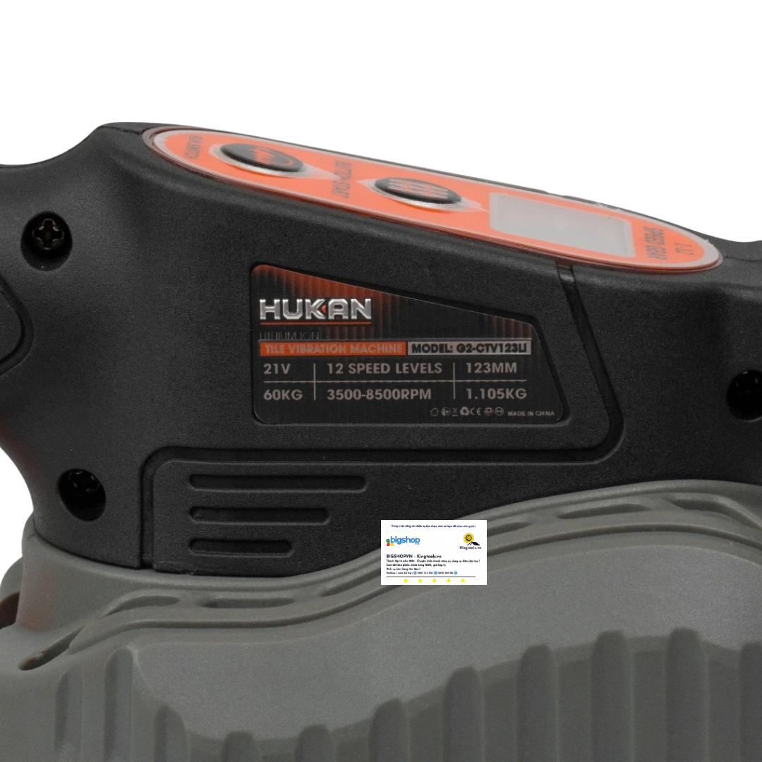 Máy rung gạch pin HUKAN G2-CTV123LI (GEN 2) - Thân máy