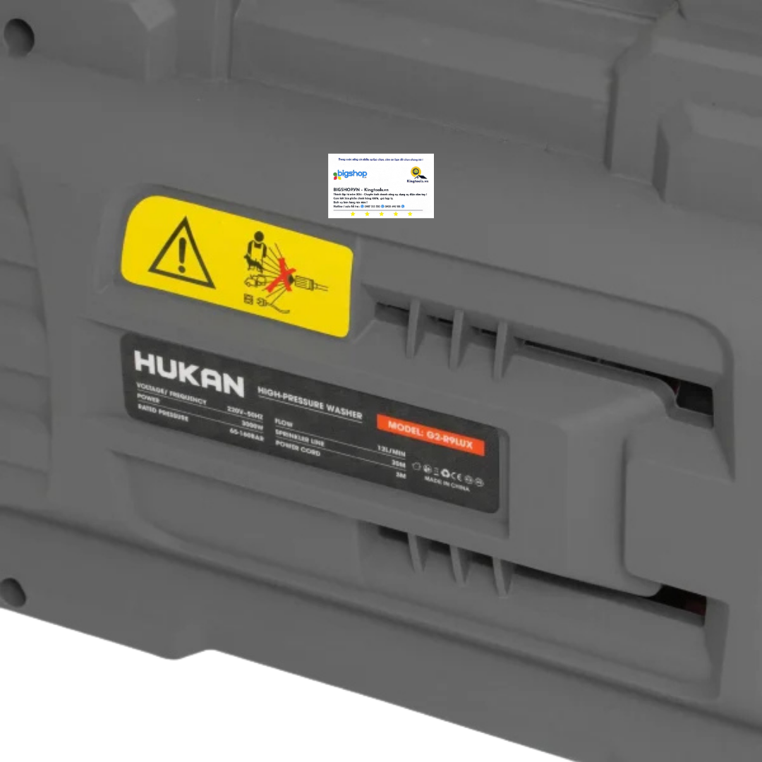 Máy rửa xe cao áp HUKAN G2-R9LUX (GEN 2 LUX) - Công suất 3000W