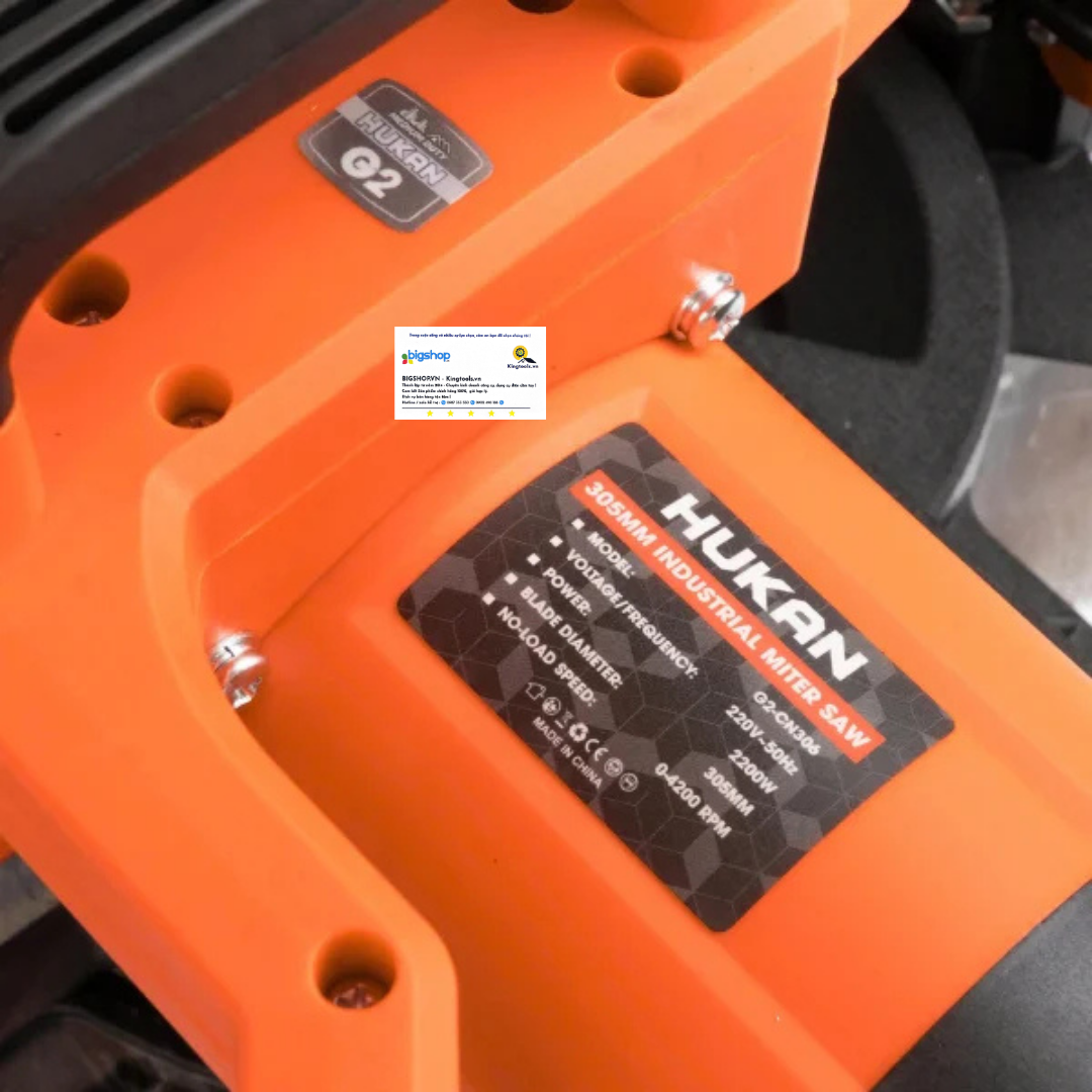 Máy cắt nhôm HUKAN G2-CN306 (GEN 2) - CS 2200W, Đĩa 305mm