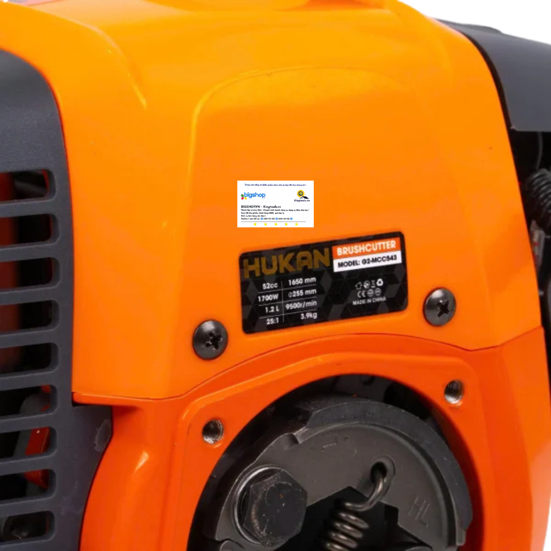 Máy cắt cỏ cầm tay chạy xăng HUKAN G2-MCC543 (GEN 2) - Công suất 1700W